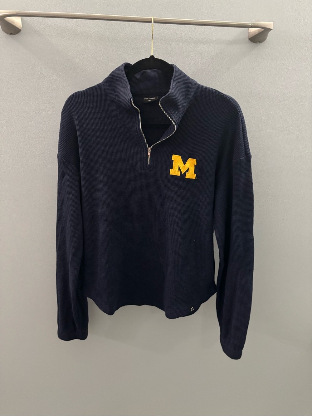 Hype and Vice Michigan Quarterzip